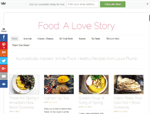Tablet Screenshot of food-alovestory.com
